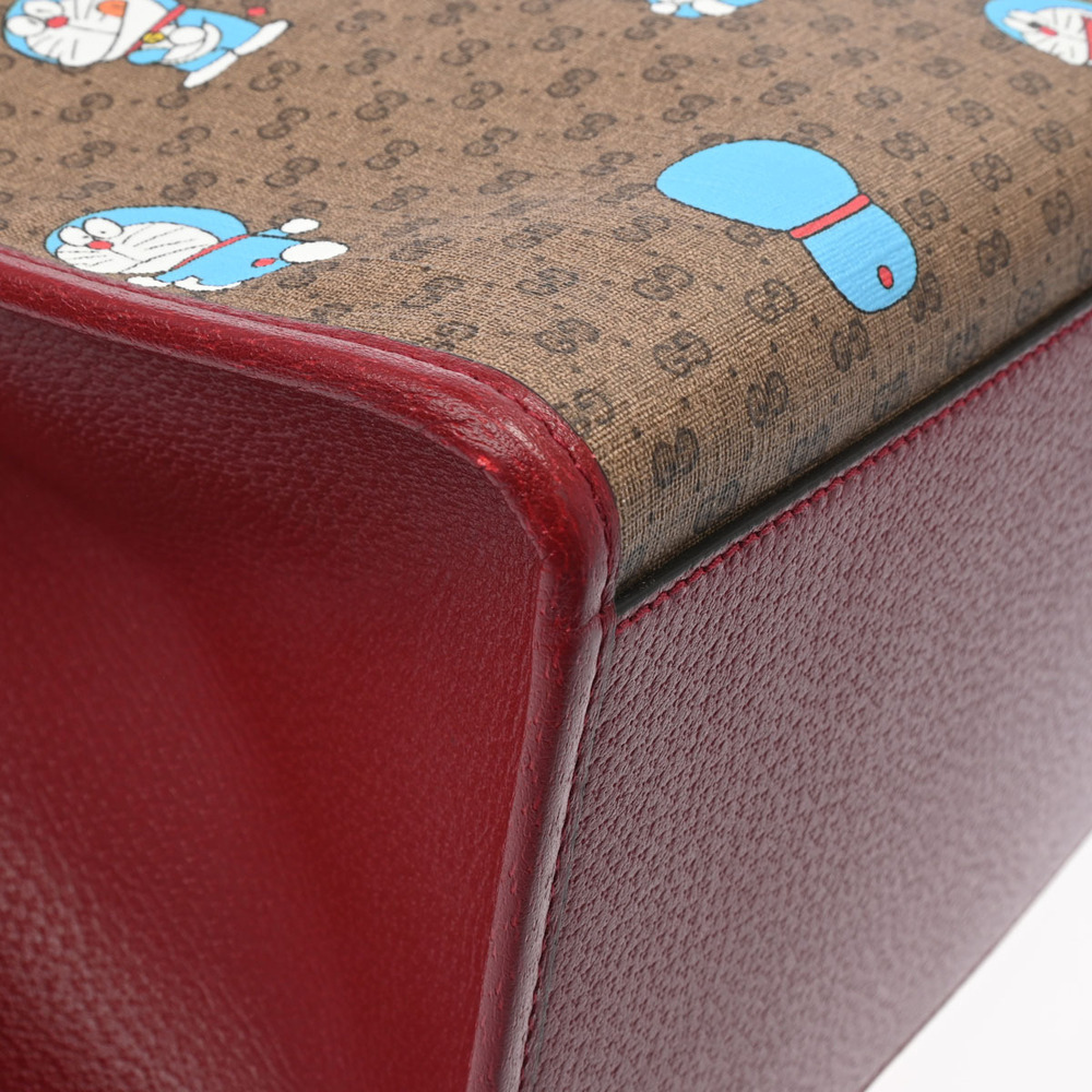 Gucci Canvas Bag Collaboration Tote GG Supreme Beige Doraemon - Picture 8 of 9